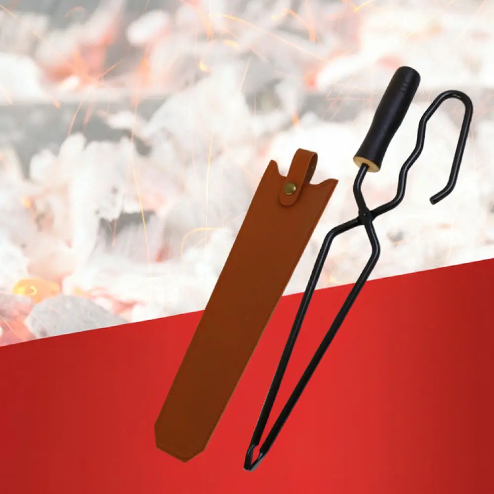 metal-charcoal-tongs-for-camping-outdoor-grilling-tool-fireplace-wood-clip-durable-iron-construction-wooden-handle