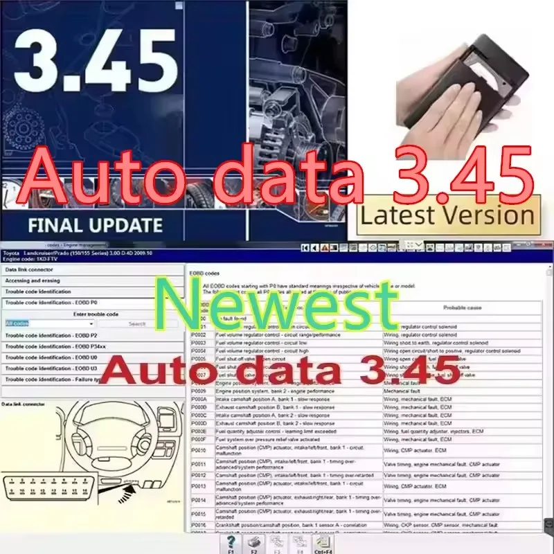 2024 Auto Data 3.45 auto data car software with free install video to help autodata 3