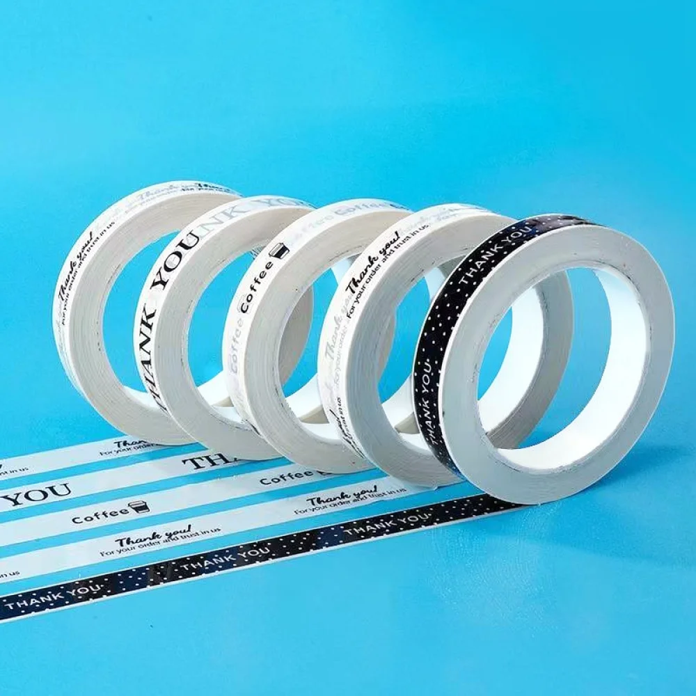 Multi Purpose Bopp Sealing Tape For Cup Lid Packaging Stationery Craft Adhesive Spill Prevention Delivery Accessory