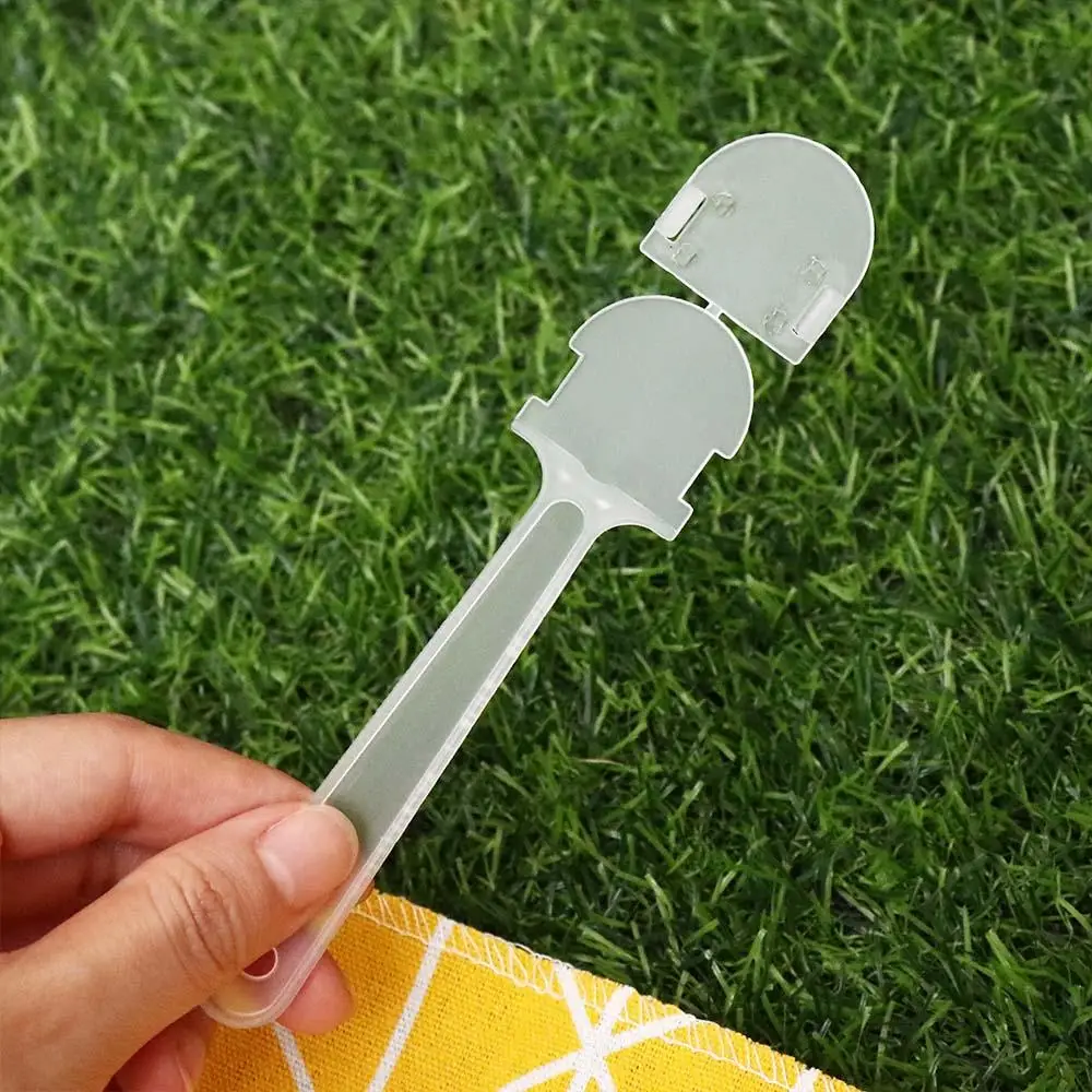 10Pcs Fan Accessories Transparent Hand Fan Handle Portable Plastic Graffiti Fan Handle Mini DIY Kindergarten Fan Handle Fan