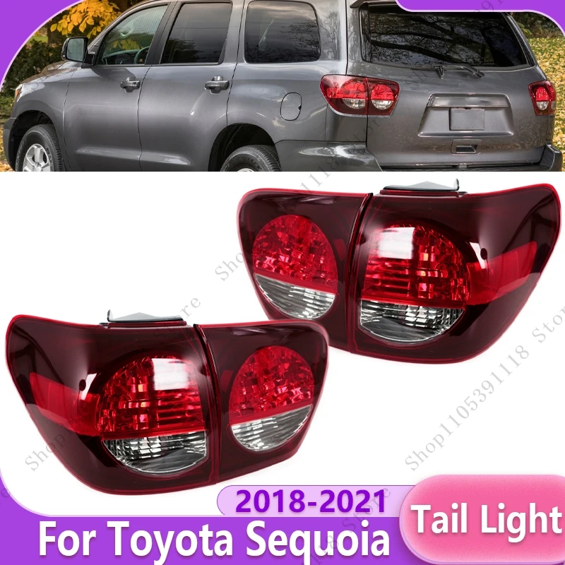

Car Tail Light Assembly Rear Turn SIgnal Light Brake Lamp Reversing Fog Light For Toyota Sequoia 2018-2021 815600C110 815500C110