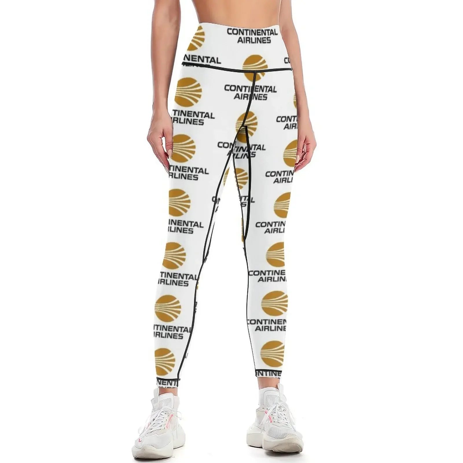 

Continental Airlines - Vintage Logo Leggings flared joggers for legings for fitness Pants sport Womens Leggings
