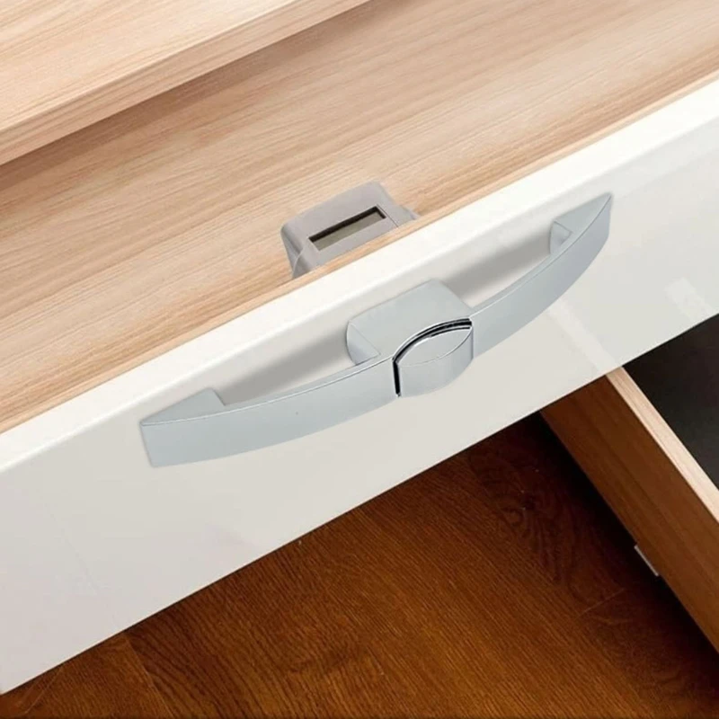 1 Satz Auto Griff Druckknopf Schublade Riegel Schrank tür fangen schlüssel lose Schranks chlösser für Yacht Wohnmobil Wohnmobil Wohnwagen nach Hause – Detail 5