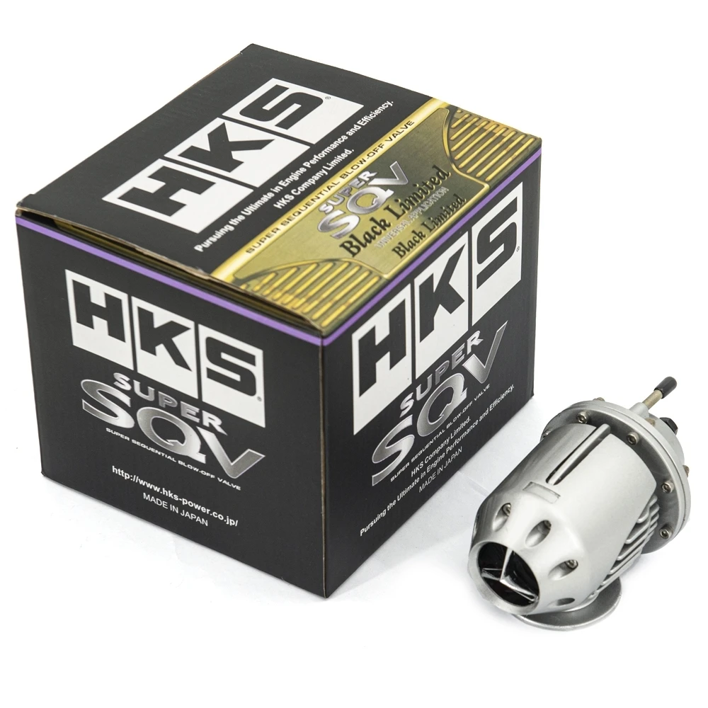 Black/Silver New Universal Aluminum Sqv2 Turbo Blow Off Valve with 25MM Adapter Strap Adjustment with LOGO
