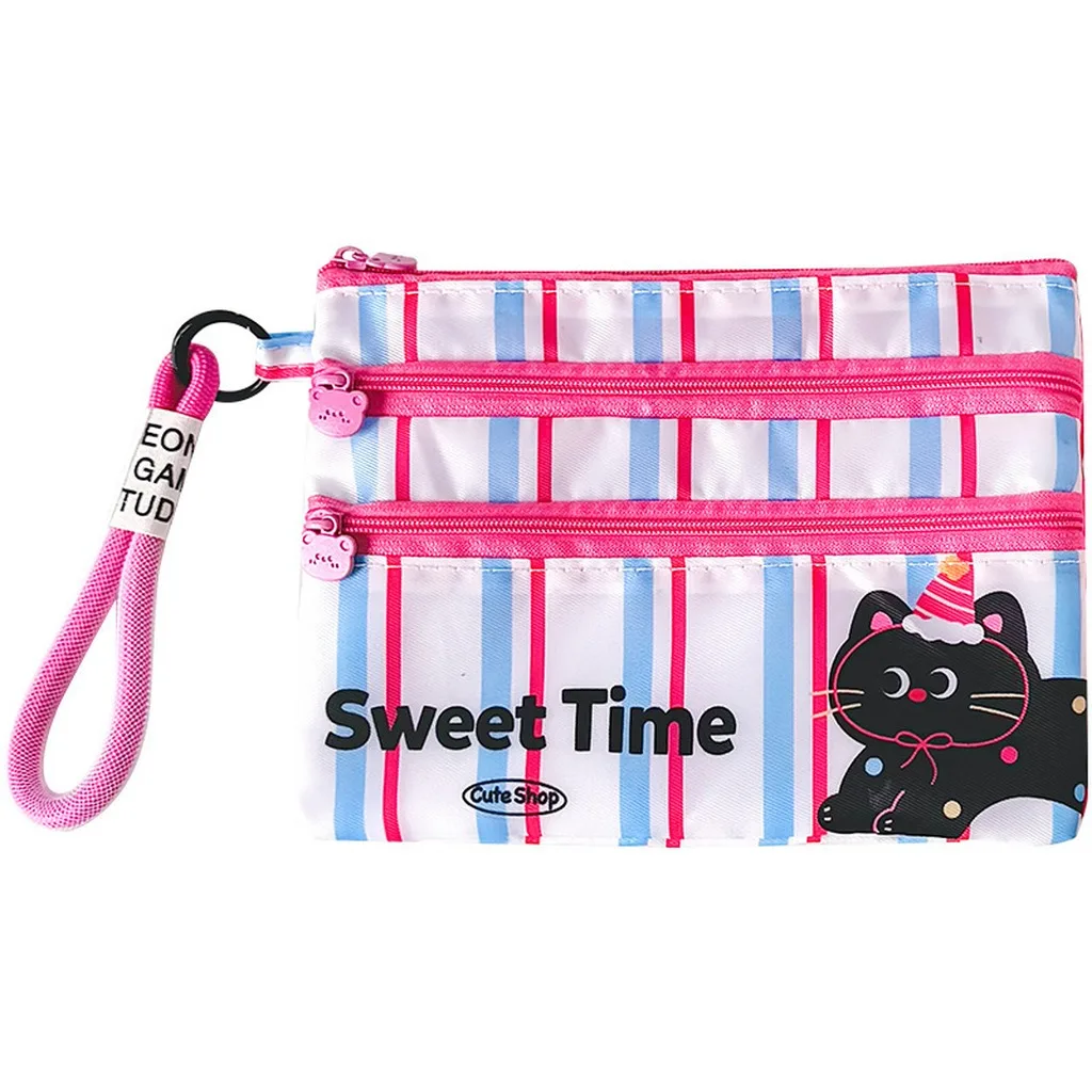 Zippered Card Holder Unisex Document Holder Water-Resistant Card Holder Wear-Resistant For Boarding Pass Storage Cash Storage ID
