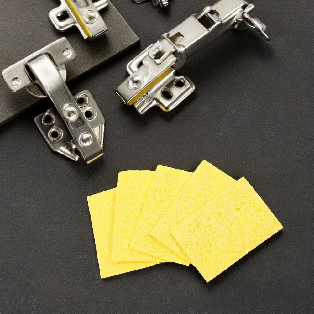 ฟองน้ำทำความสะอาดหัวแร้งบัดกรี 10 ชิ้น แบบสี่เหลี่ยม สำหรับเครื่องมือบัดกรี ฟองน้ำทำความสะอาดหัวแร้ง