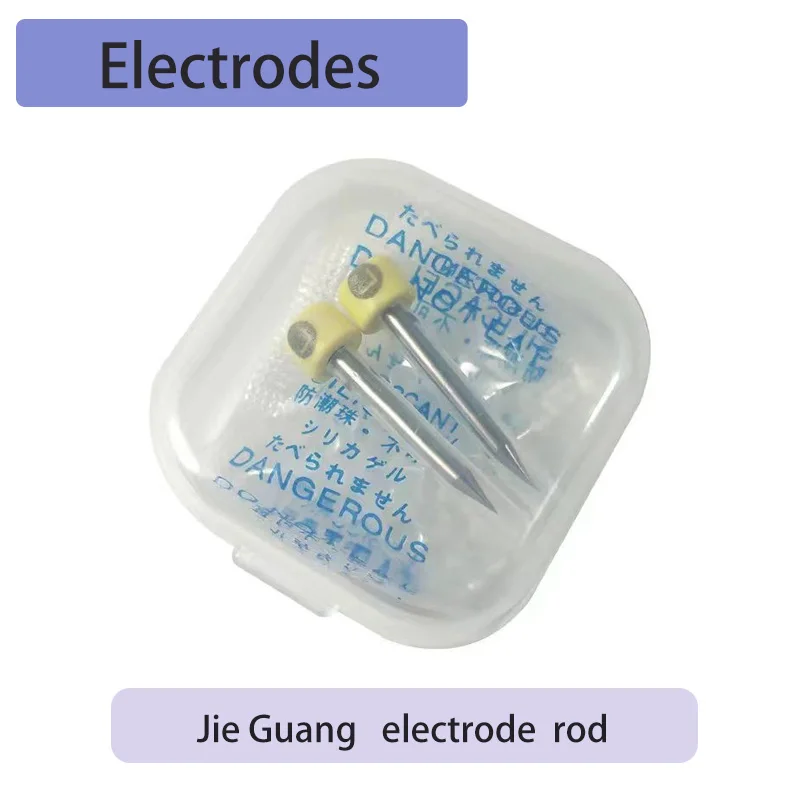 Electrode rod welding machine, electrode needle discharge needle, welding machine accessories