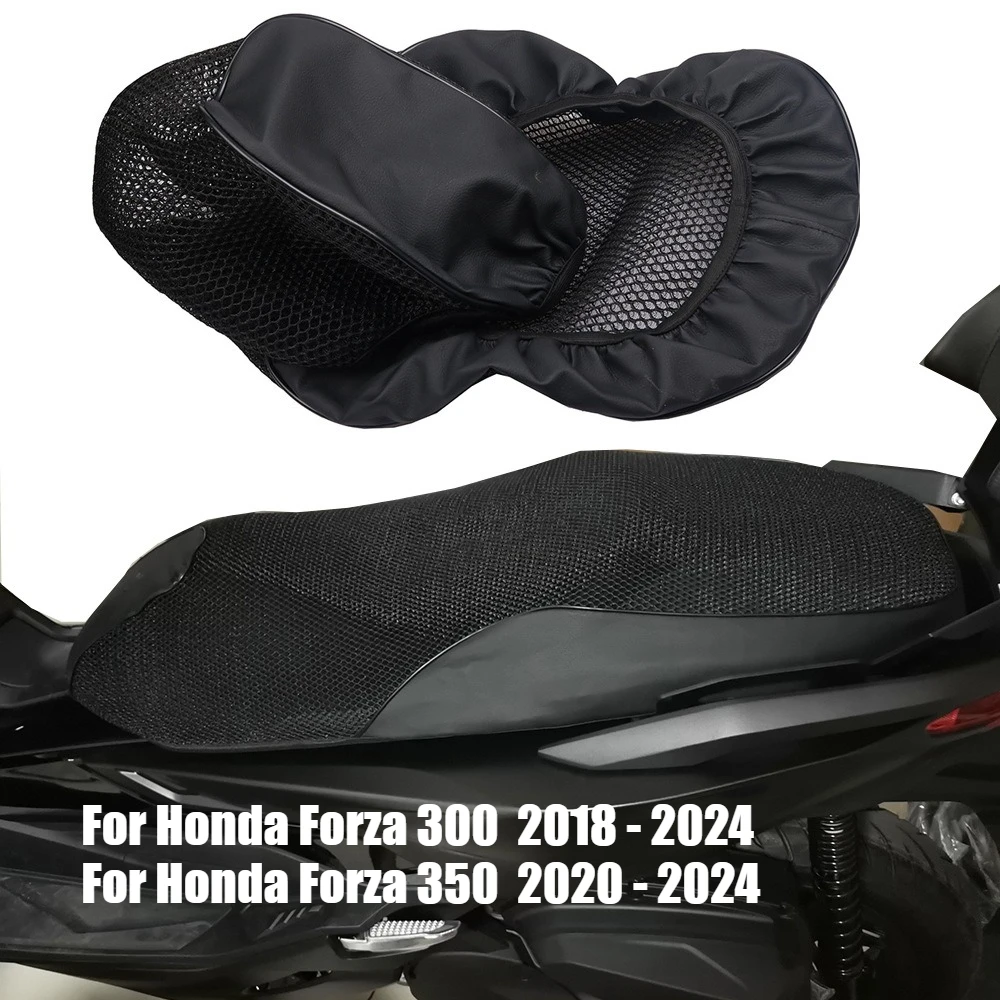 Seat Cover For Honda Forza350 Forza300 Forza 350 300 Motorcycle Scooter Breathable Seat Covers Cushion Anti-Slip 3D Mesh Fabric
