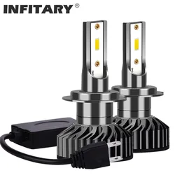 Infitary H4 Led Car Lights H7 Canbus H11 Headlamp Auto Fog ZES Chip Lamp 6500K Motorcycle COB Headlight Bulb H1 22000LM CSP 1860