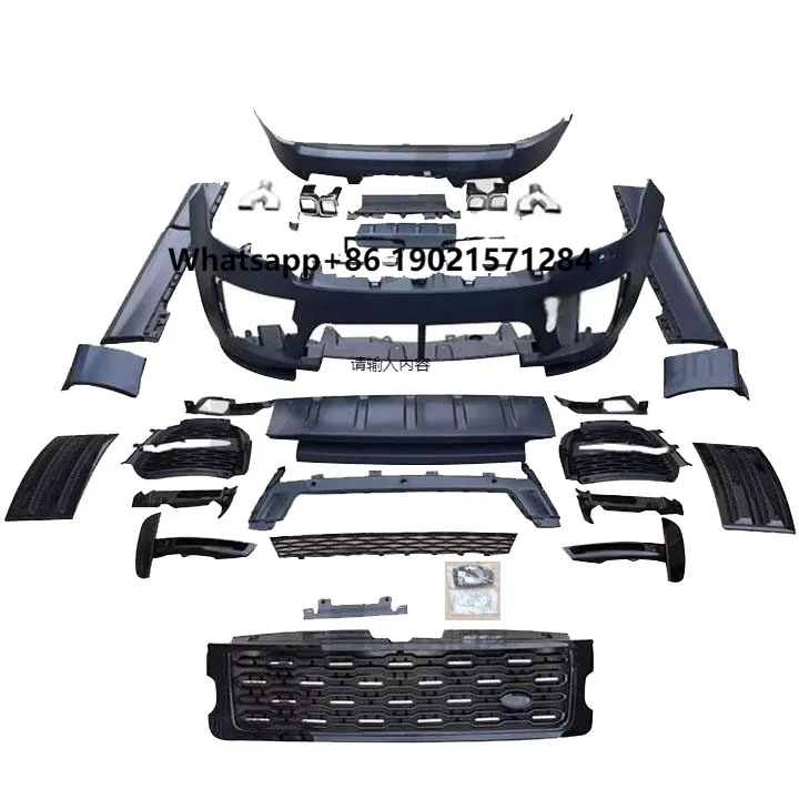 

Hot Sell Car Bumper SVO Body Kit for Land Rover vogue L405 Upgrade Front Rear Bumper Exhaust Tips Bodykit