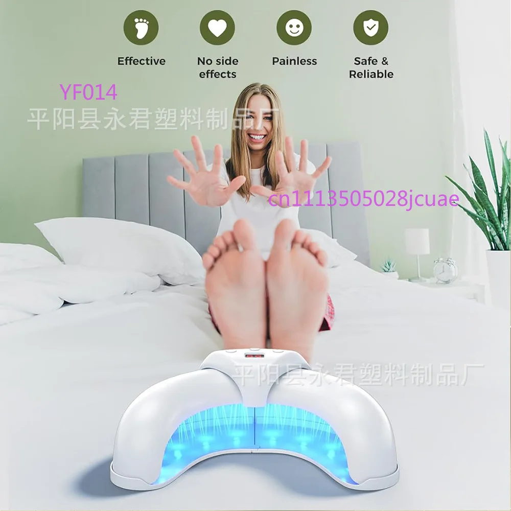 Cross-border Hot Sale Crescent Nail Lamp Quick Drying Anti-black Hand Dual Light Source Induction Retractable U-shaped