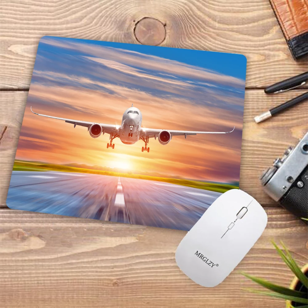 

Plane Mouse Pad Office Accessories Desk Mat Desktops Mousepad Gamer Desk Pad Computer Desks Mouse Mat Gaming Setup Mouse Carpet