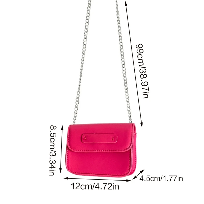 Dames Lipstick Bag Kettingriem Schoudertas kleur Crossbody Tas