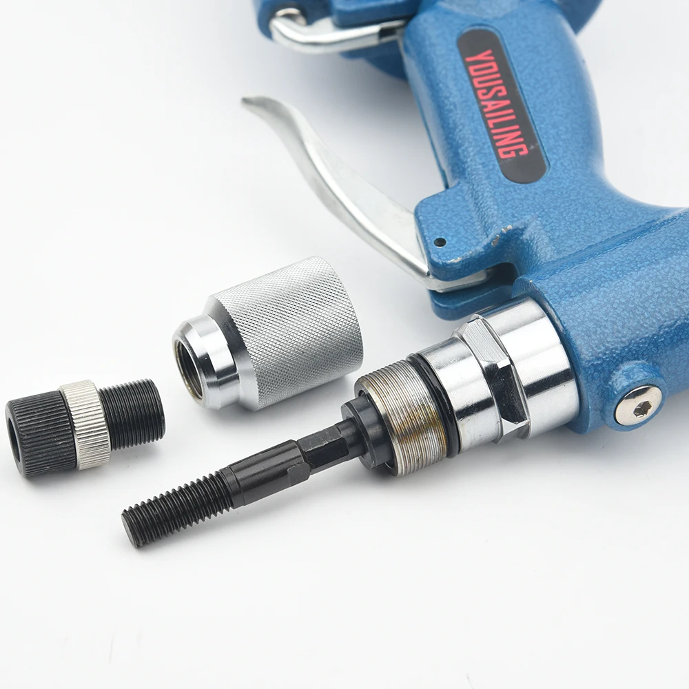 Imagem -06 - Yousailing-semi-automático Air Nut Riveter Gun Porcas de Aço Inoxidável Rosca Rebitando Ferramenta m4 m5 m6 m8 M10