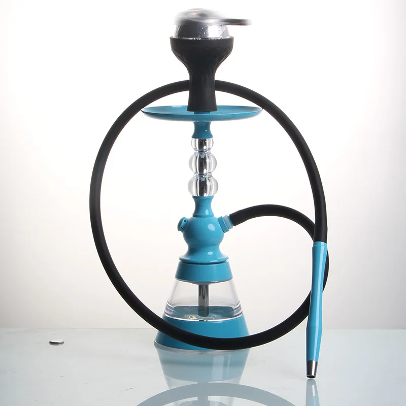 

Acrylic Hookah Shisha Smoking France Design Popular Chicha Complete Set With Silicone Head Heat Management Device