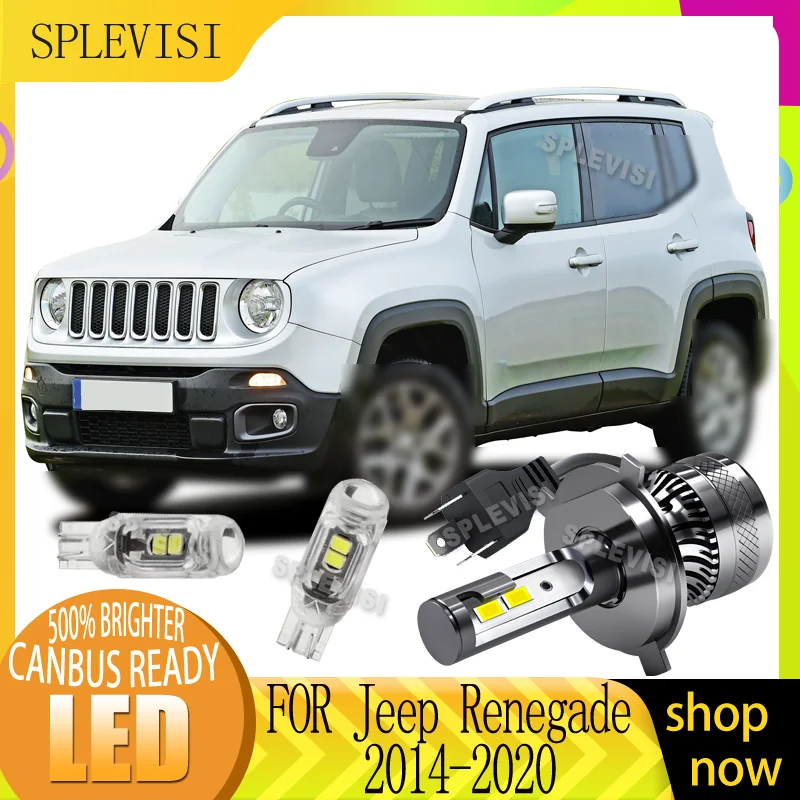 With an IP68 waterproof and dustproof rating without any modifications LEDs For Jeep Renegade 2014 2015 2016 2017 2018 2019 2020