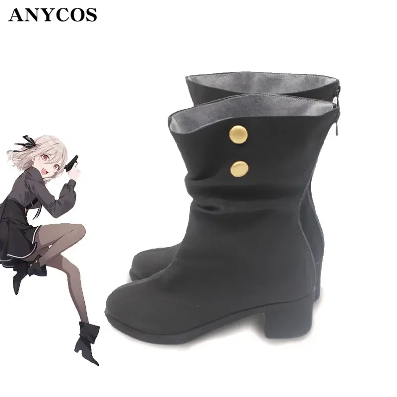 Lily Hanazono Scarpe Cosplay Anime Spy Room Scarpe in pelle PU Stivali di carnevale di Halloween Puntelli Cosplay realizzati su misura