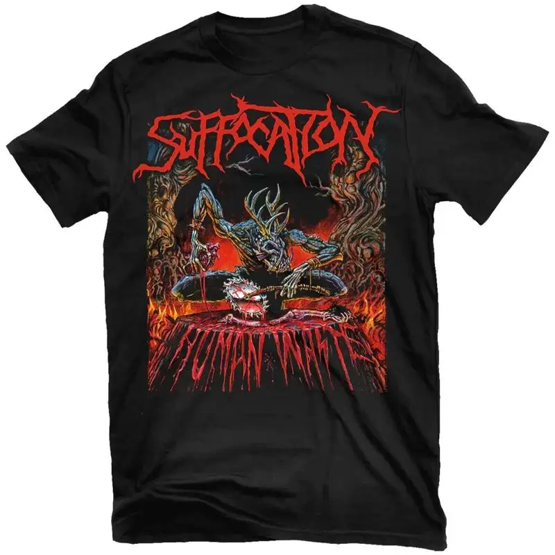 Suffocazione Cd Cvr Shirt Human Waste Xxl Nuova Allevamento Di Effigie Traforata-image