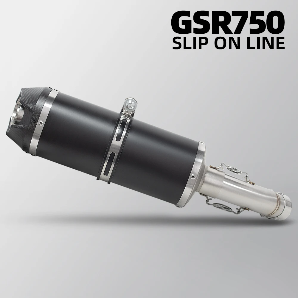 

GSR750 Exhaust Kit Slip On Line For Suzuki GSR 750 BK750 2011-2022 Motorcycle Exhausts Tail Pipe Connect Muffler With DB Killer