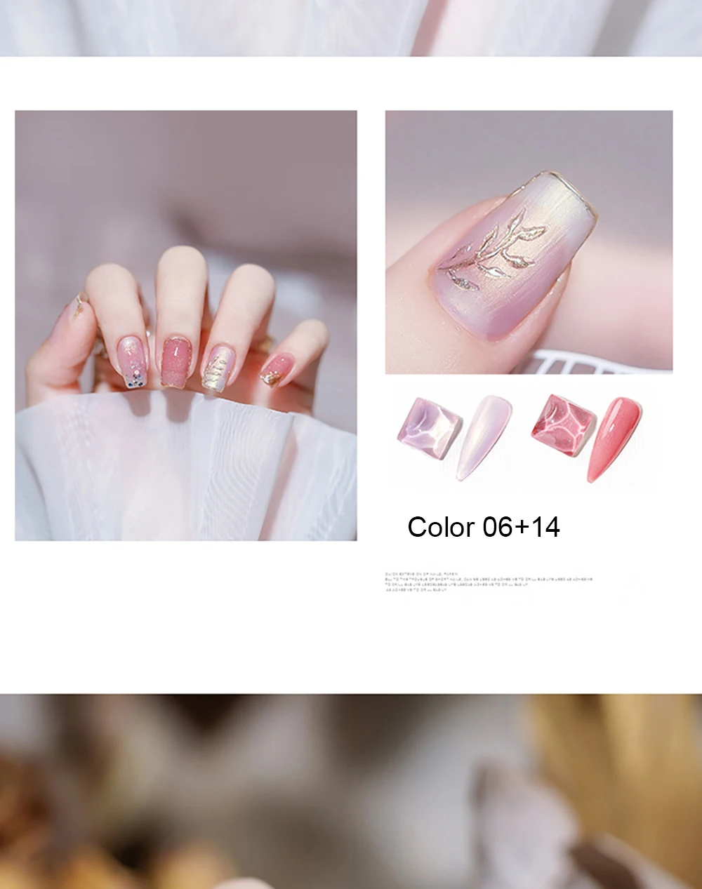 Vendeeni 18 Farben Pink Highlight Gel Nagellack Semi-Permanent UV Soak Off Gel Hochwertiger Glänzender Nagelkunst Gel-Lack – Detail 6