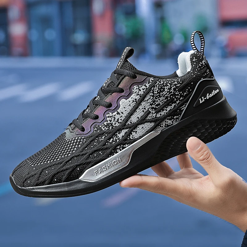 Big Size 39-46 Mens Free Running Shoes for Men Ultralight Jogging Sports Shoes Mesh Breathable Men Casual Sneakers Zapatillas