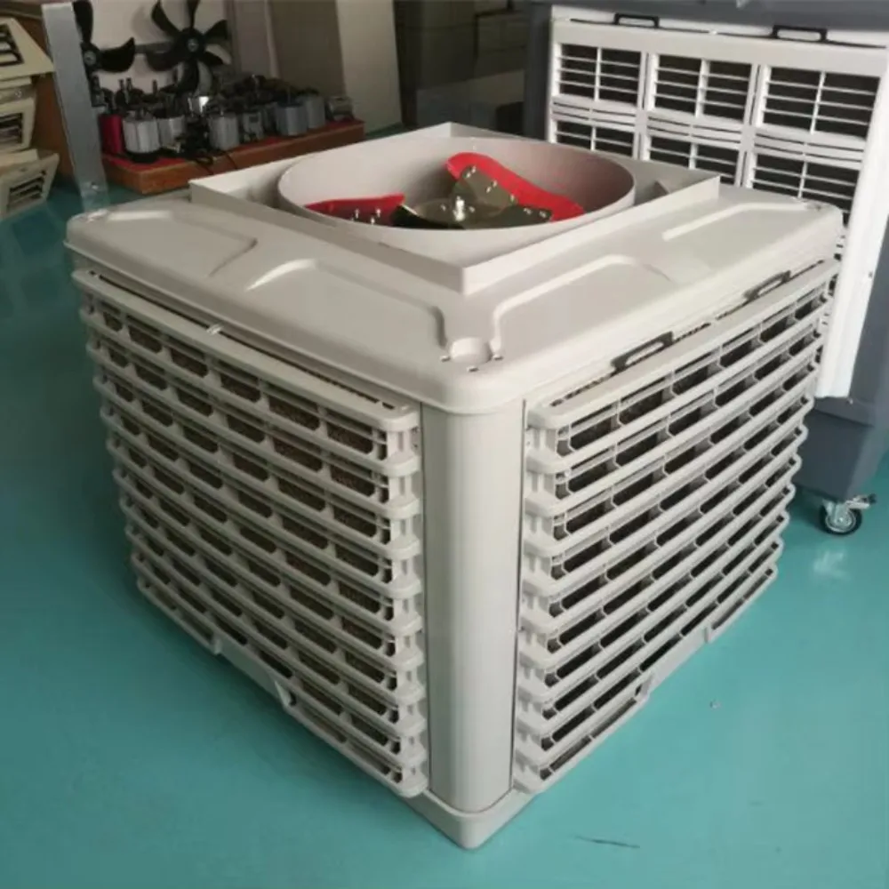 Industrial Evaporative Air Cooler, High Efficiency Cooling System, Portable Air Conditioner for Home and Office Use