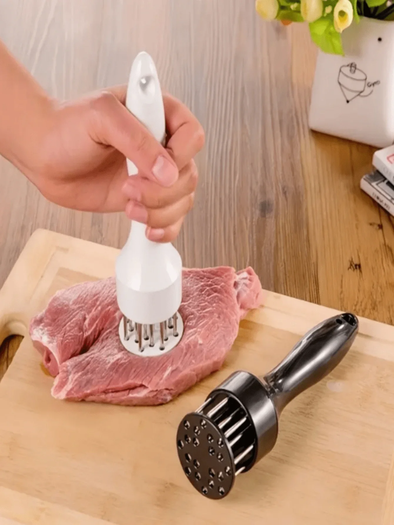 1Pc Handheld Verwenden Haushalt Zarte Fleisch Nadel mit Gebrochen Sehnen Schweinefleisch Hacken Huhn Hacken Huhn Werkzeuge Flügel Fleisch Nadel hammer