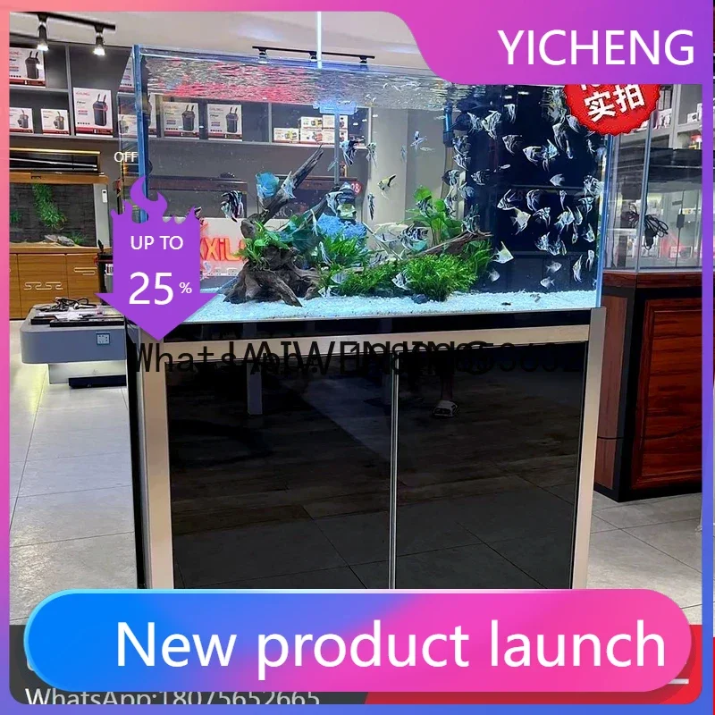 

Нижний фильтр из ультрапрозрачного стекла для аквариума с водными растениями, экологический ландшафтный дизайн, безводный аквариум для рыб Ланшу