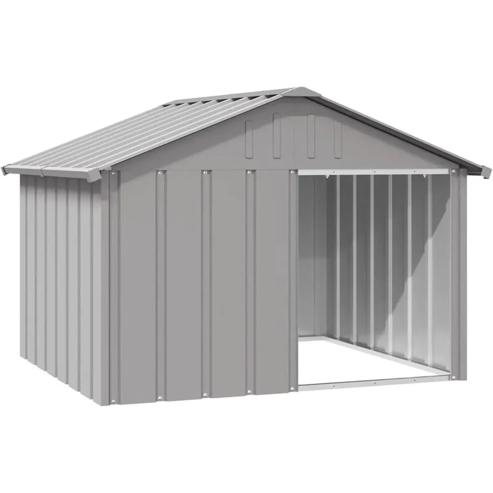 

Серый оцинкованный стальной 116,5 x 153 x 81,5 см, тип 1, питомцы для собак, продукт для домашних животных и животных