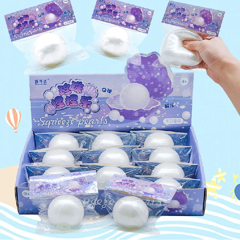 NEU Taba Squishy Pearlescent Pearl Malt Sirup Ball Spielzeug TPR Fidget Kinderspielzeug Fidgety Soft Slow Rebound Stress Ball Candy Ball Geschenk