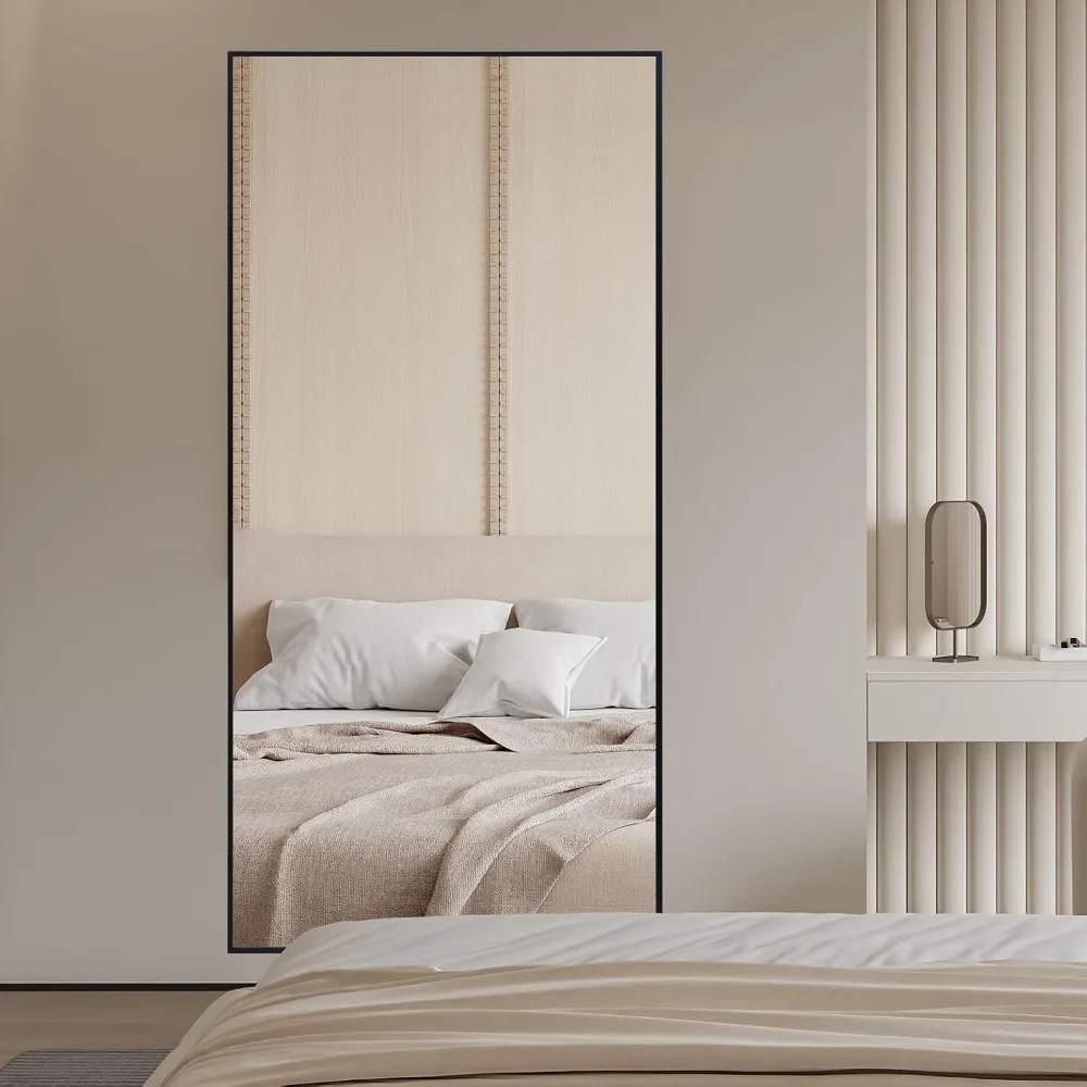 

65x24 Big Mirror, Full Length Body Mirror, Floor Mirror with Stand, Wall Mirror Standing Hanging or Leaning Against Wall for Bed