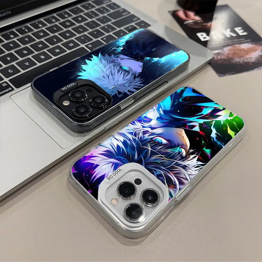 

Чехол для мобильного телефона Hunter Killua для iPhone 17, 16, 15, 14, 13, 12, 11 X XR XS 8 7 Pro Max Plus, полупрозрачный цветной защитный красивый
