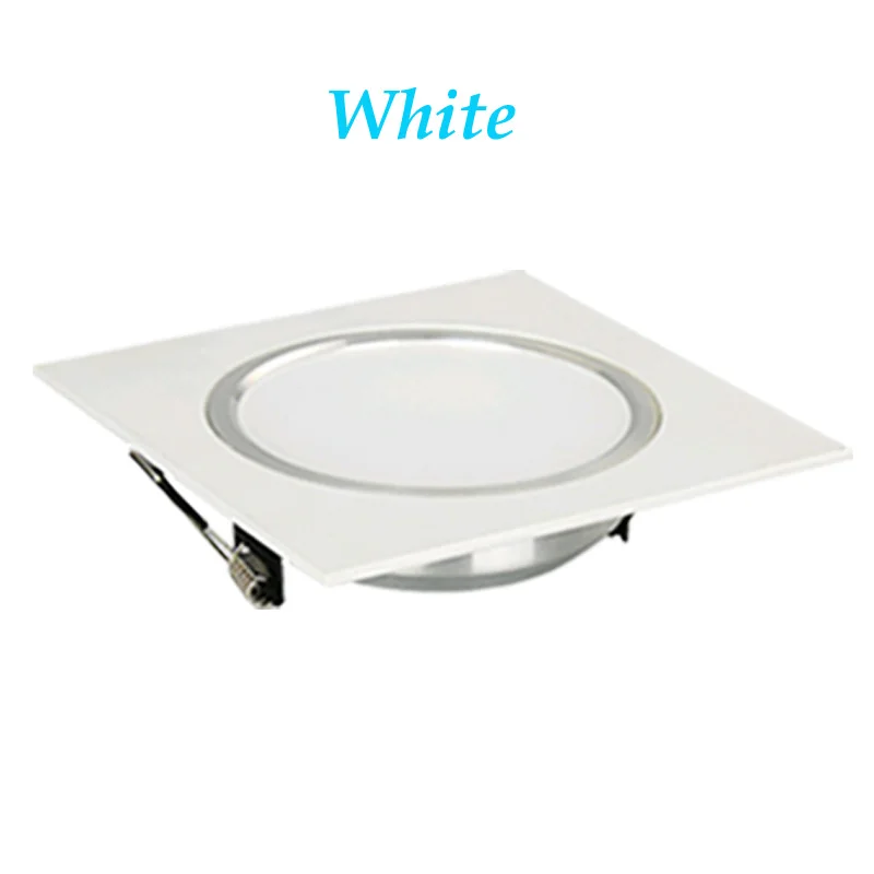 LED Downlight Dimmable 3W 5W 7W 9W 12W 15W 18W LED Ceiling Spot Light Square 220V Recessed Lamp Panel Light for Home Lighting