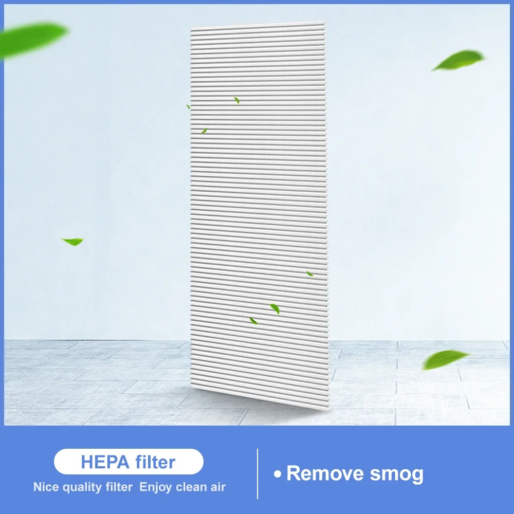 DIY Generic 300*1200mm Hepa Filter Paper with Folds 20mm Screen Homemade Car Air Purifier Air Conditioning Dust Net Cotton Pm2.5