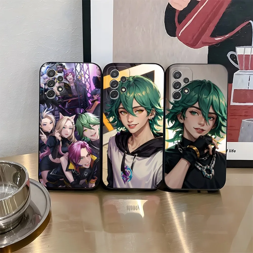 Heartsteel Ezreal LeagueS L-legends Phone Case for Samsung S24 S20 S21 S23 S22 Ultra Fe Plus M54 A34 A54 A24 A52 A53 Coque