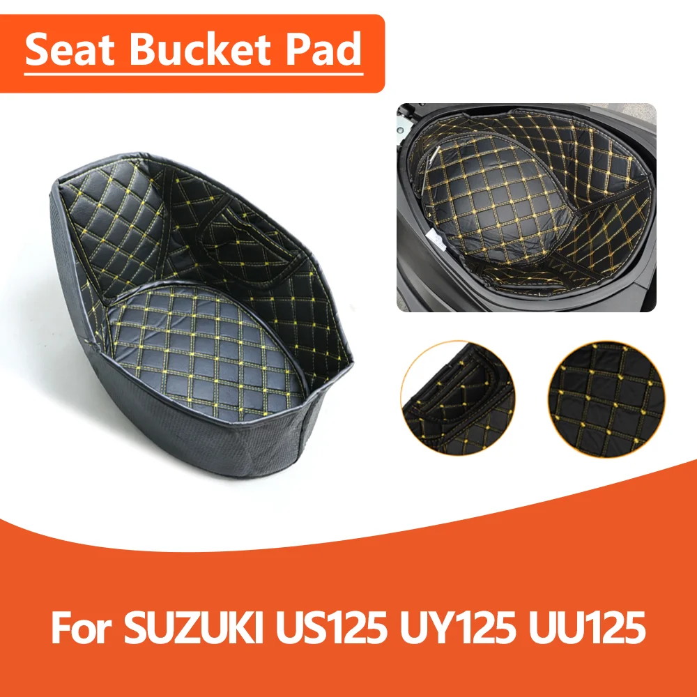

Для SUZUKI US125 UY125 UU125 US UY UU 125, ящик для хранения мотоцикла, ведро для сиденья, подушка, износостойкая водонепроницаемая