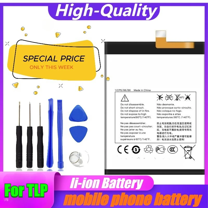 5000mAh for Alcatel 20SE/30SE High-capacity Mobile Phone Batteries TLP048A7/A1