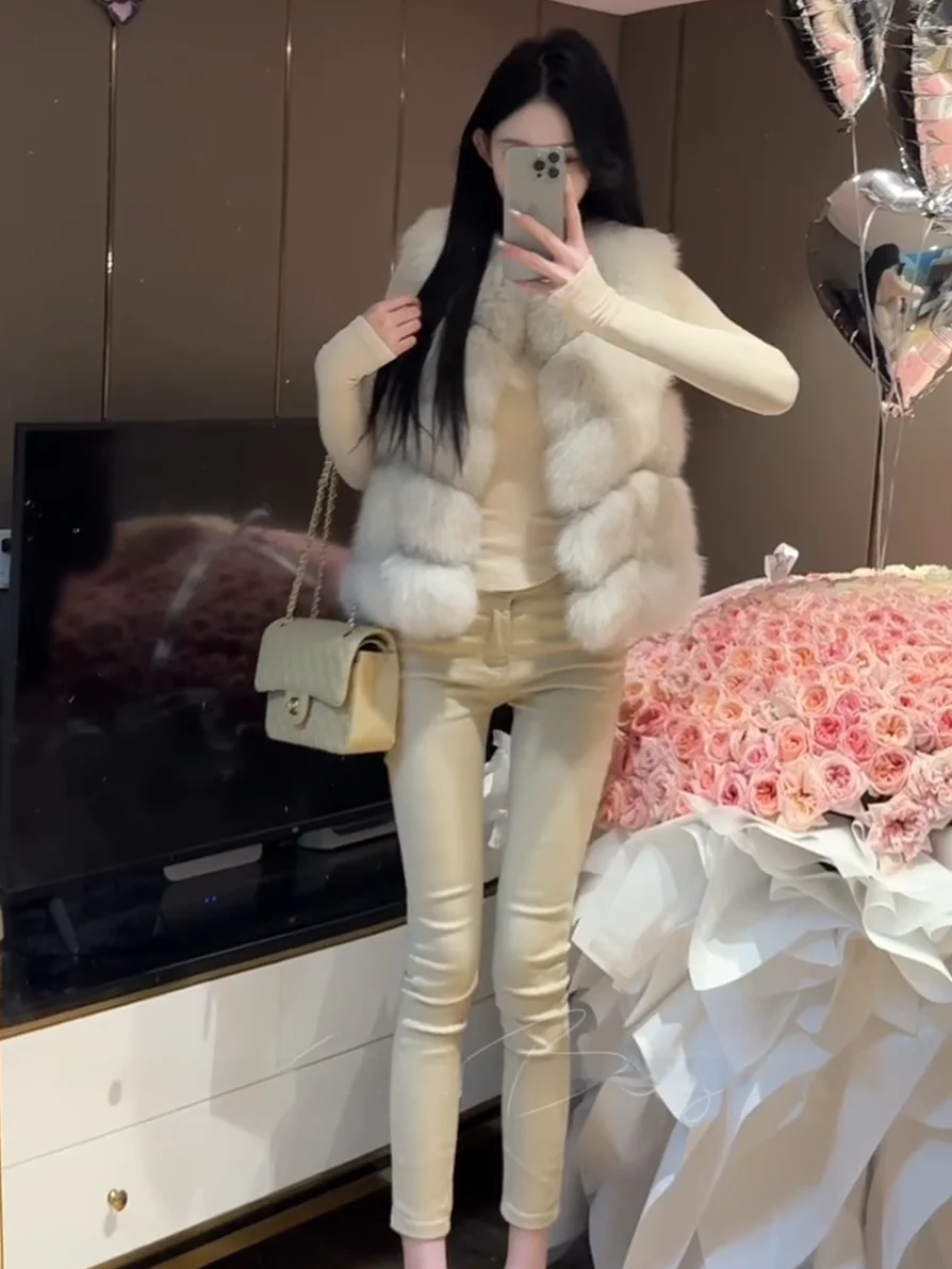 

Женские джинсы-карандаш с высокой талией и V-образным вырезом, облегающие, сексуальные, универсальные, для повседневной носки, осенняя мода