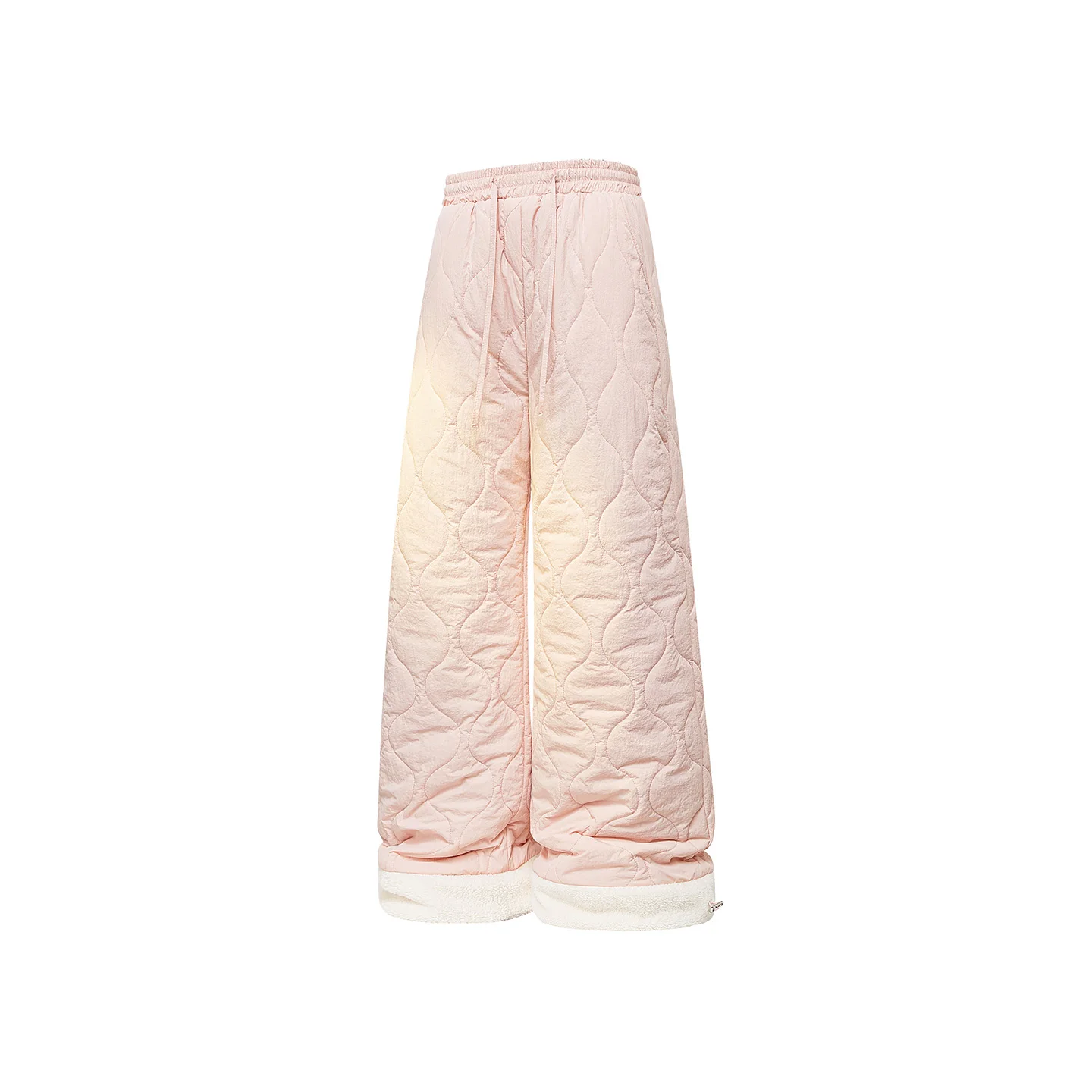 Winter Men Thick Casual Cotton Padded Pants Men Warm Fleece Sweatpants Men Thermal Wide Leg Pants Man Oversized Trousers