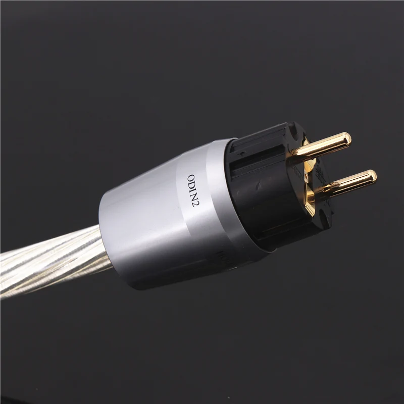 Nordost Odin 2 hifi power cord audio power cable 7n silver plated conductor TSC shielded EU / US gold plated plug