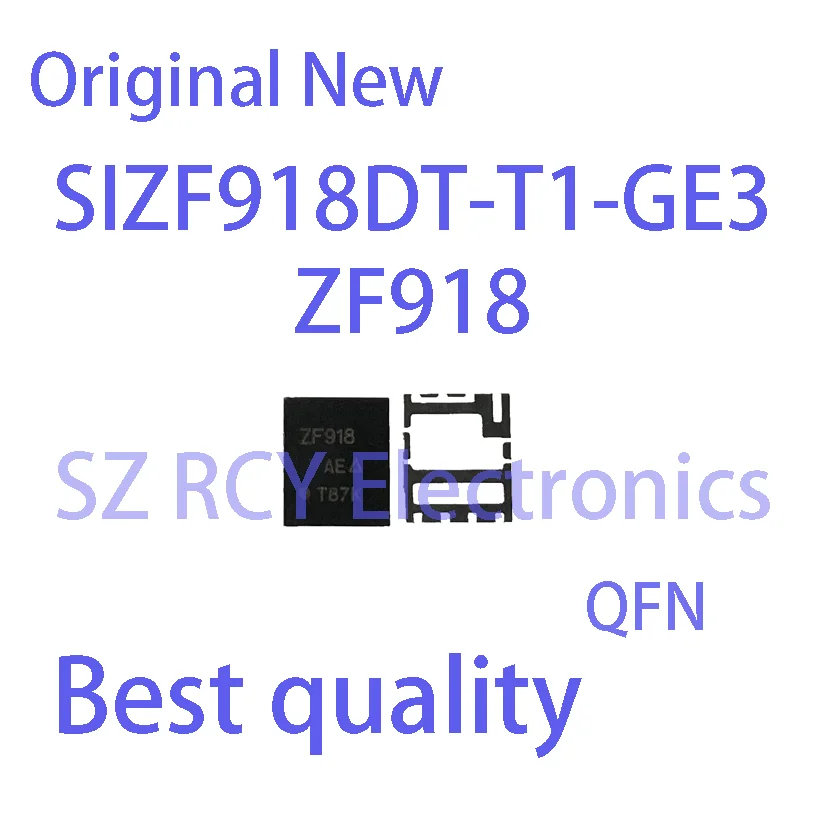 (5-10 PCS)NEW SIZF918DT-T1-GE3 SIZF918DT SIZF918 Top Mark ZF918 QFN MOSFET IC electronic