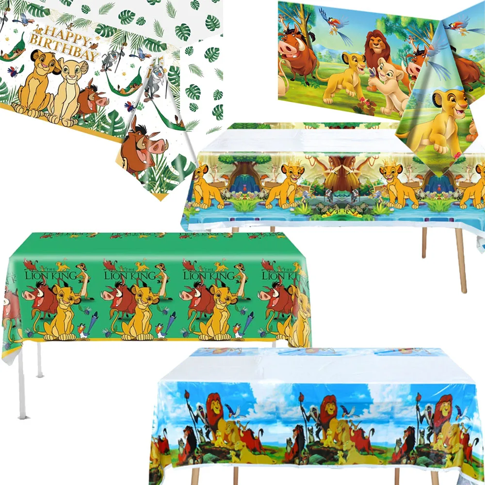 Disney Simba Lion King Tischdecke Geburtstags feier Rechteck Tisch liefert die Löwe Tischdecke für