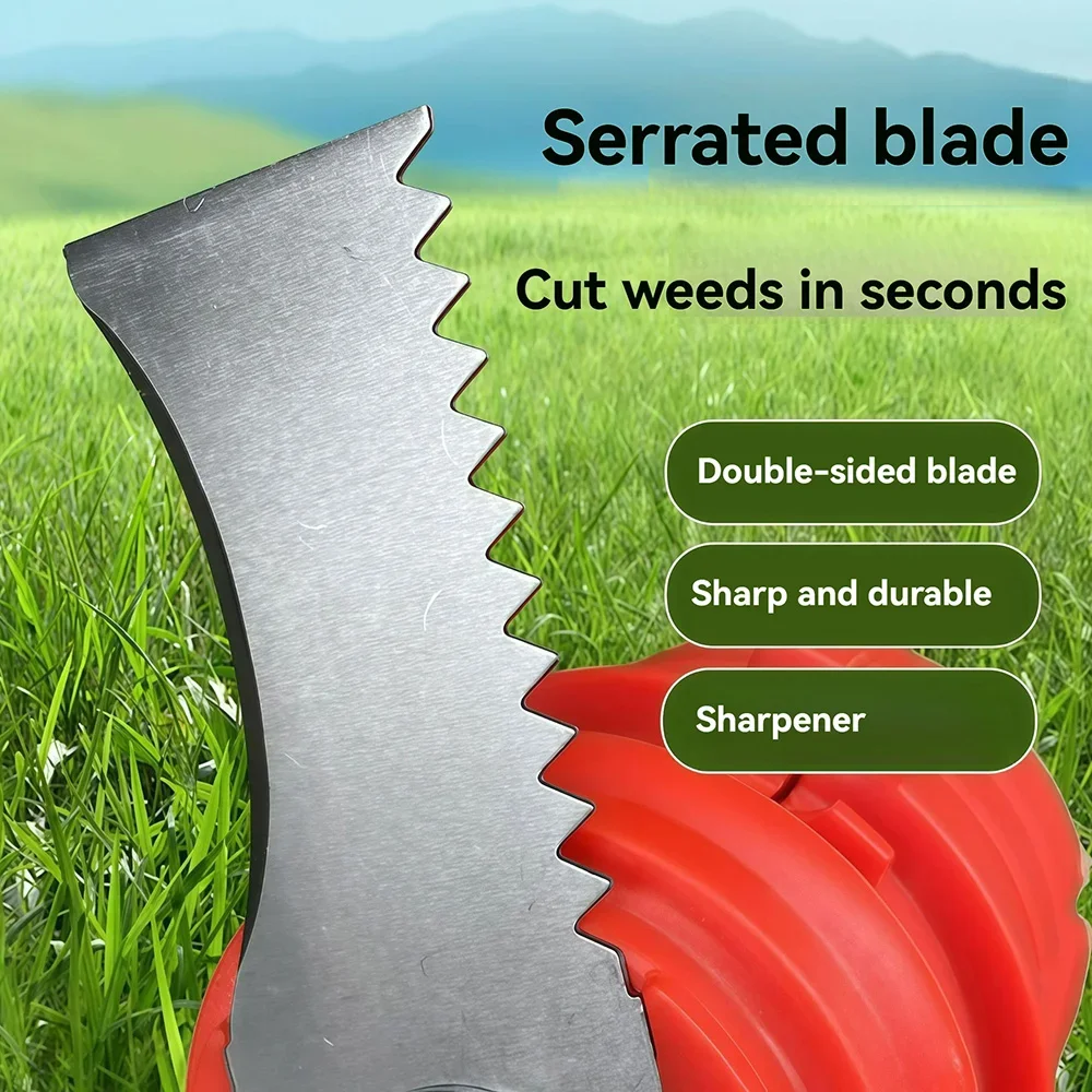 150mm Arc Shaped Toothed Blade Universal Fit for Small Lithium Battery Lawn Mowers Trimmers Garden Cutting Machine Tools