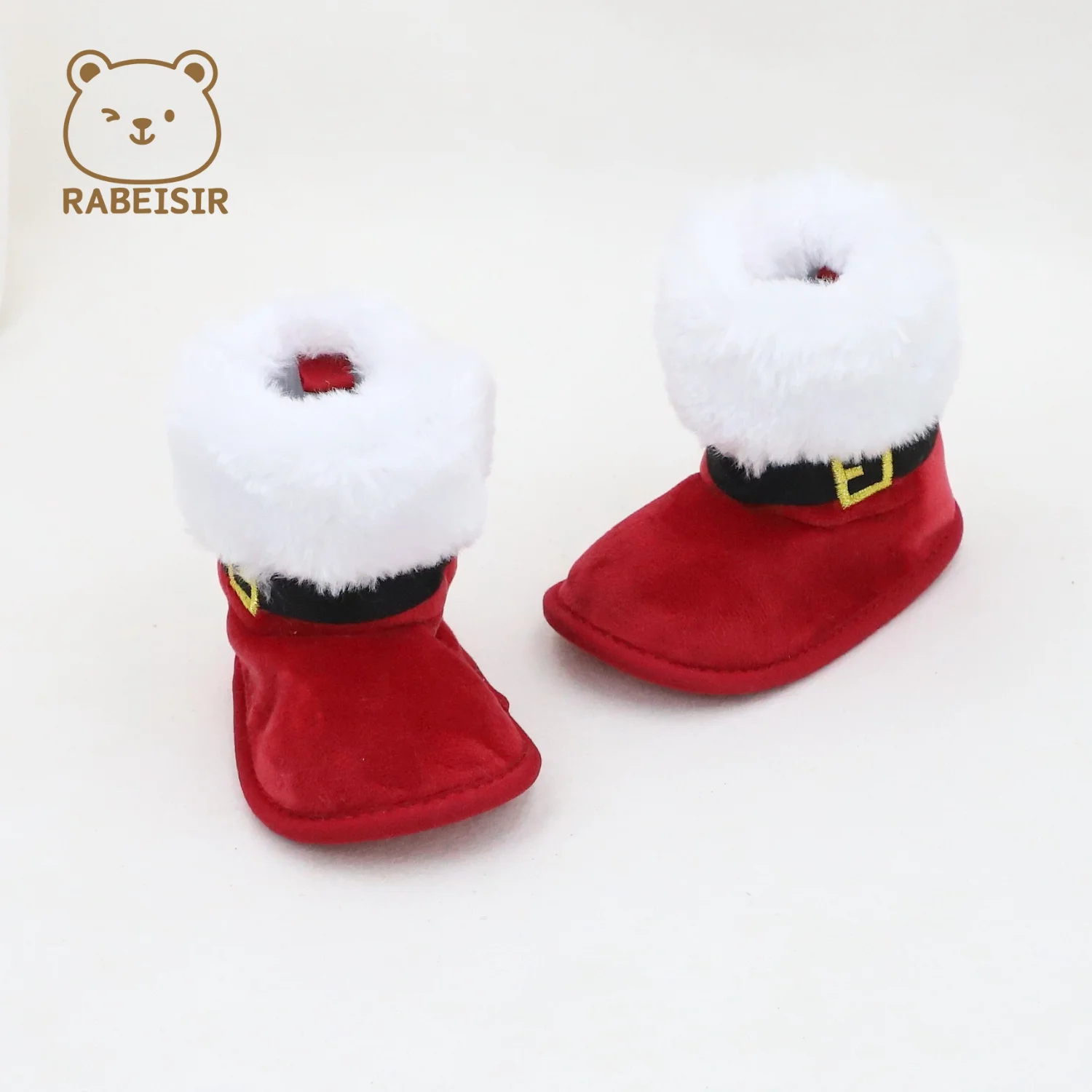 أحذية عيد الميلاد للأطفال للخريف والشتاء، أحذية مشي للأطفال دافئة ومريحة، أحذية ثلج للأطفال بعمر 0-1 ونصف سنة #2
