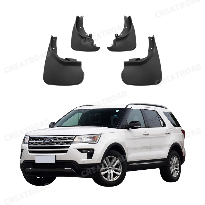 OE Styled Molded Car Mud Flaps For Ford Explorer 2011-2019 2018 2017 2016 2015 Mudflaps Splash Guards Flap Mudguards Car Styling