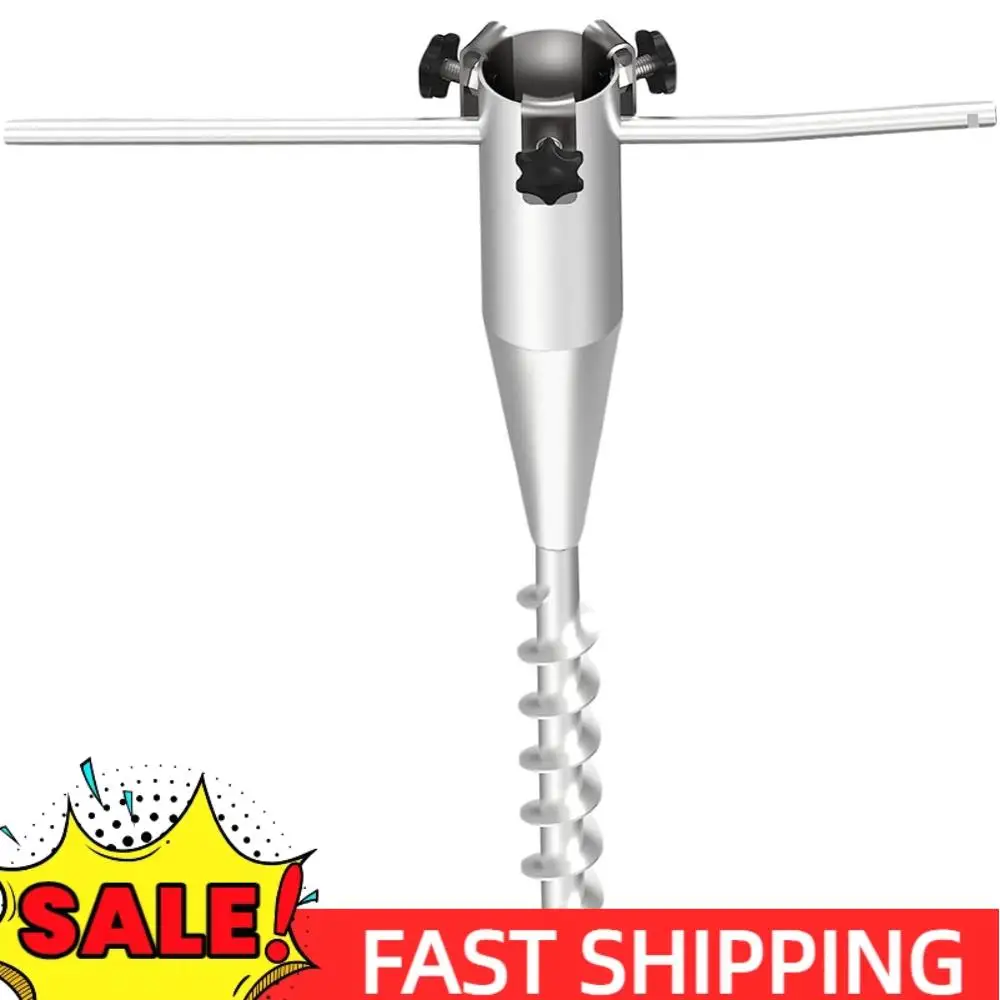 

Пляжный зонт, песчаный якорь, сверхмощная металлическая подставка для зонта, портативная якорная основа для зонта для патио, основание для зонта