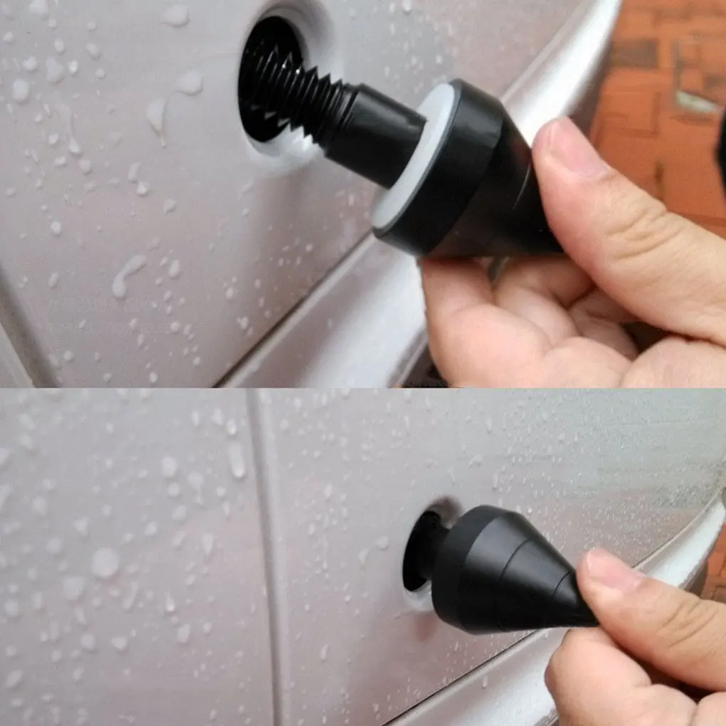 2x Slim And Stylish Shockproof Tail Cone For Car Anti-collision Easy To Install Car Rear Bumper