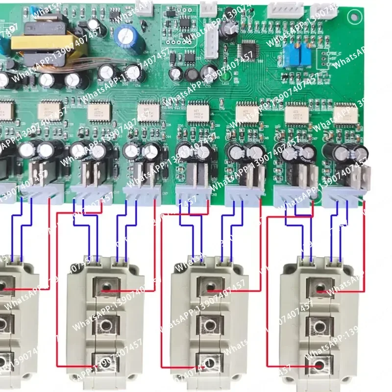 STC Three-phase Four-leg Sine Wave IGBT Module Driver Board