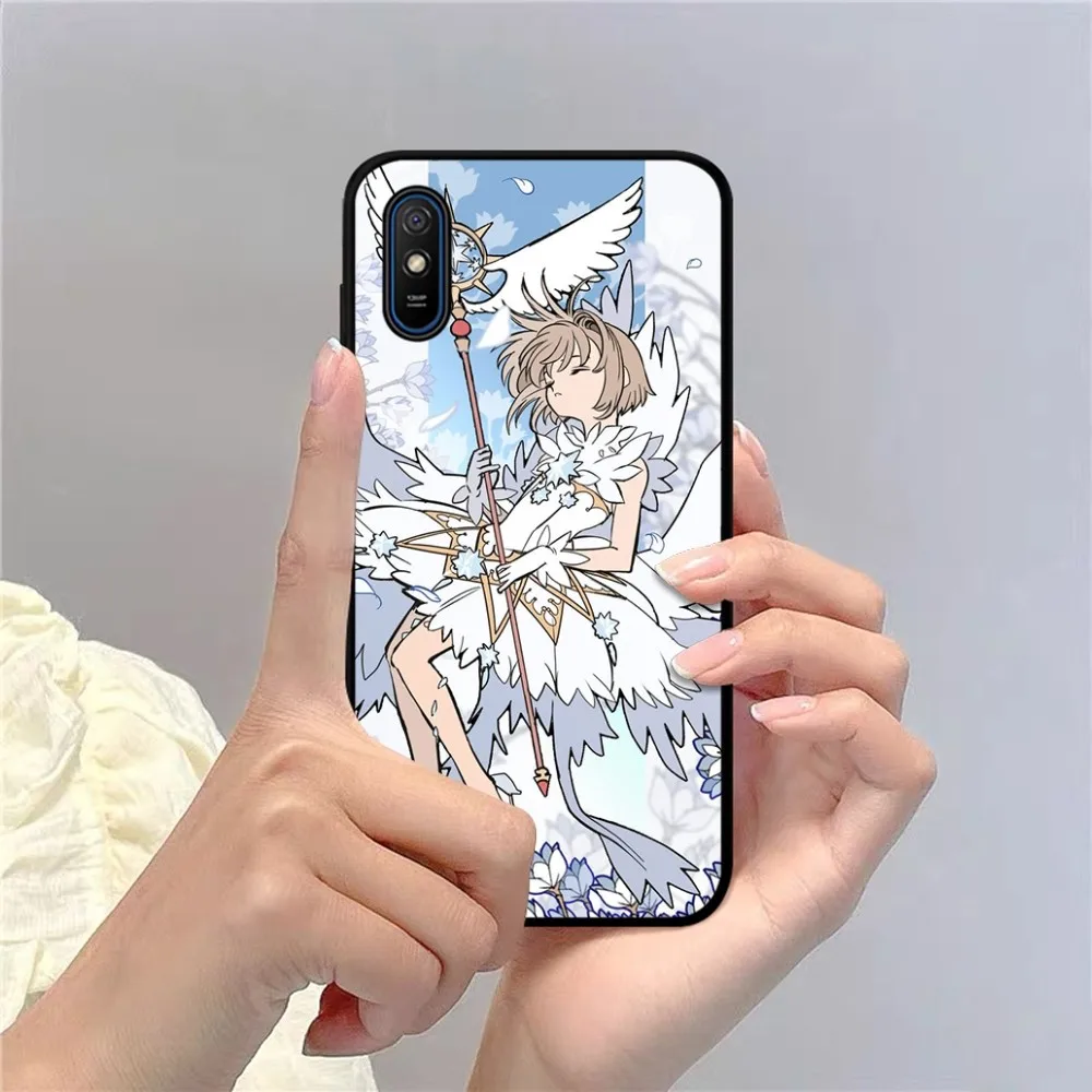 CardCaptor Sakura etui na telefon z motywem Anime dla Redmi 5 6 7 8 9 10 plus pro 6 7 8 9 A GO K20 K30 K40 pro plus F3 Fundas