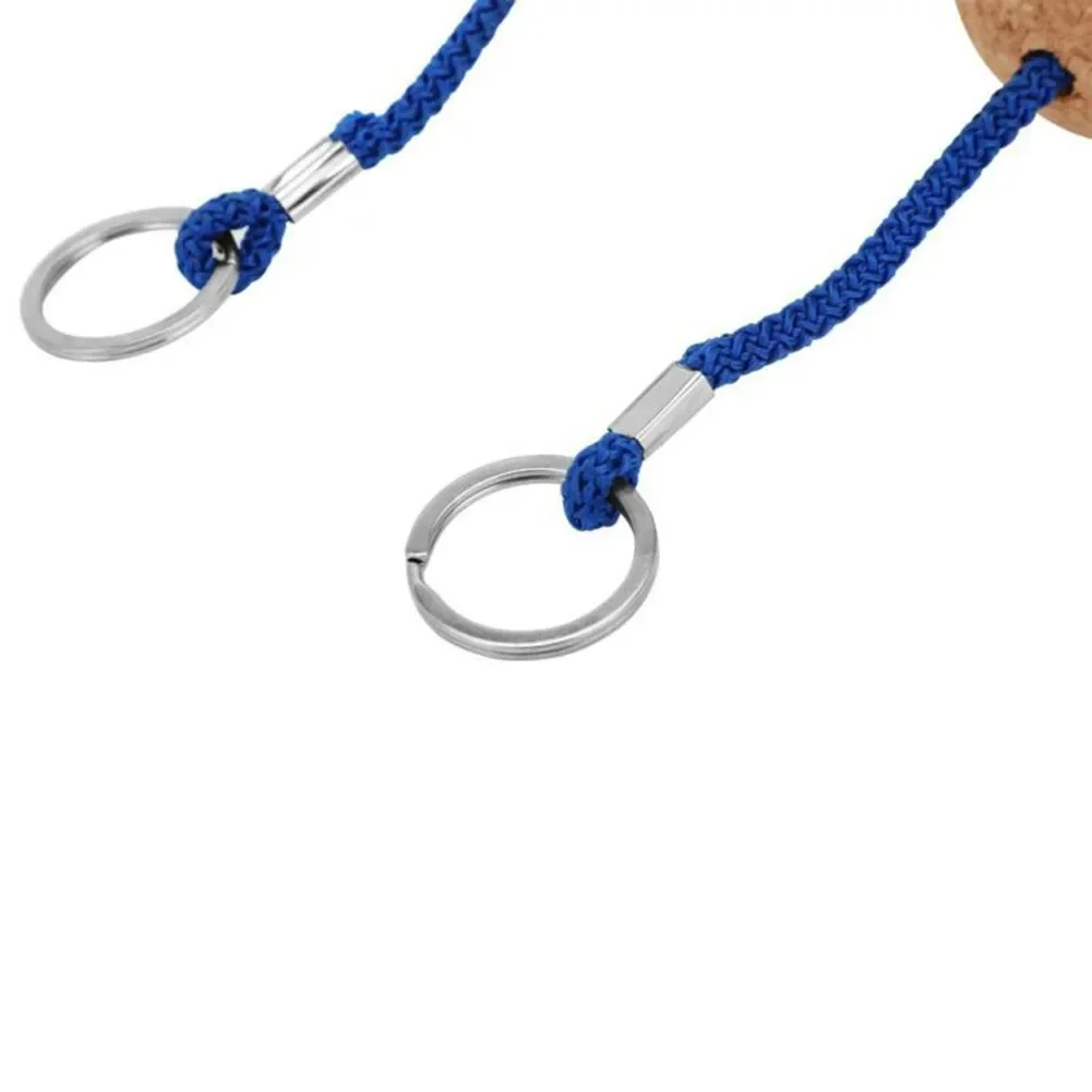 2Pcs Kork Ball Schwimmenden Schlüsselbund Runde 50MM Kunststoff Kotflügel Auftrieb Schlüssel Ring Geeignet Für Boot Segeln Kajakfahren surfen Geschenk – Detail 1